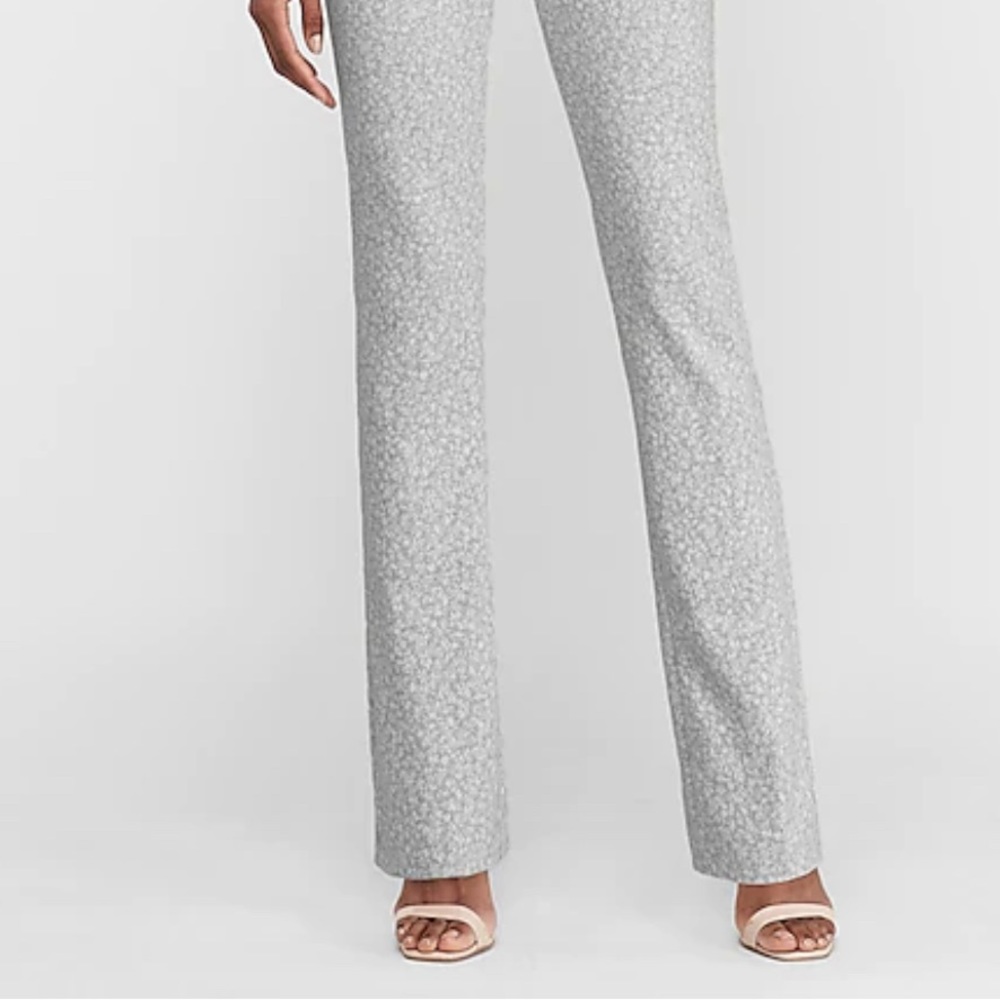 Express MidRise Printed Barely Boot Columnist Pant